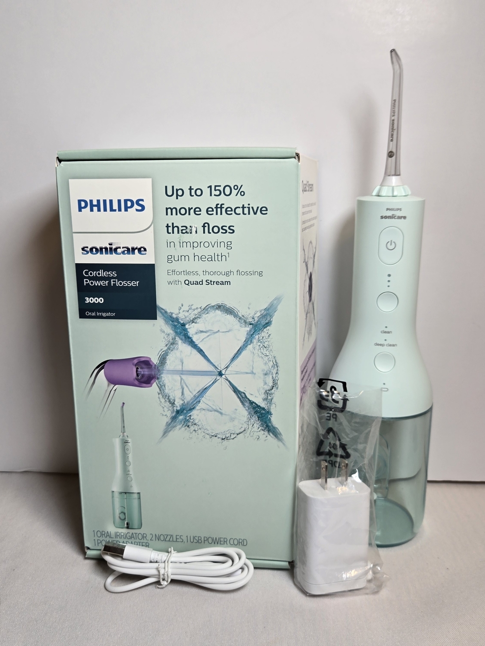 Philips Sonicare Cordless Power Flosser - Mint Green